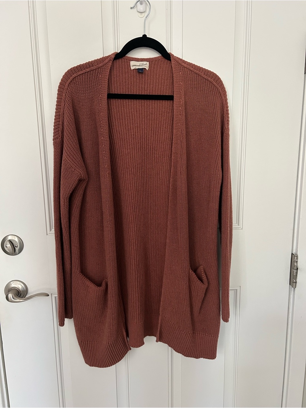 Universal Thread Open-Front Rosewood Cardigan